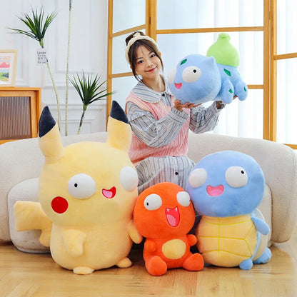 23/30/45cm Pokemon Plush Toys — Cute Soft Turtle & Little Fire Dragon Pillow Dolls for Children, Christmas Gift