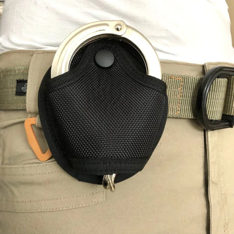 Tactical Molle Handcuff Pouch - Nylon Quick Release Waist Belt Holder for Handcuff Storage & Outdoor Gear Accessories