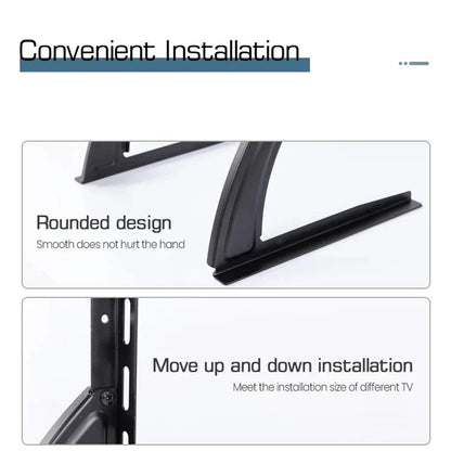 BEISHI Universal Table Top TV Stand for 14-42 Inch LCD/LED/OLED TVs - Pedestal Feet for Flat & Curved Screens