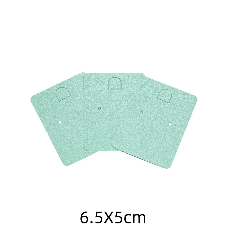 50pcs Earring Display Cards — Cardboard Jewelry Holder for DIY, Small Business, Organizer & Packaging Supplies