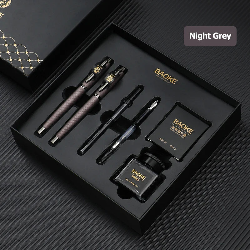 BAOKE T18 Luxury Fountain Pen & Roller Pen Set – Exquisite Gift Set