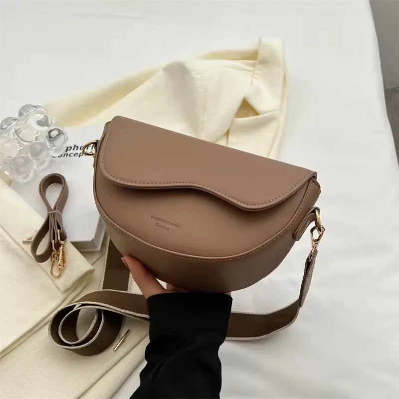Luxury Women’s Leather Handbag – Large Capacity Shoulder & Crossbody Designer Bag