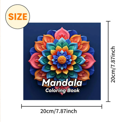 Mandalas Flower Coloring Book for Adults - Stress Relief, Relaxation & Creative Drawing Art Book