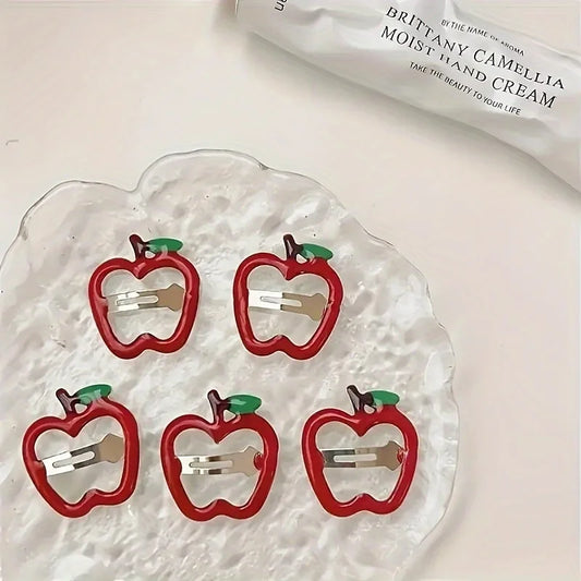 Cute Candy Color Hair Clips - Hollow Design Fashion Hair Accessories for Girls & Women