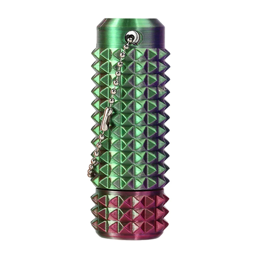 Mini Spiky Fidget Keychain - Pocket Stress Relief Stim Toy for Anxiety & Positive Gifts