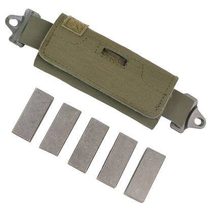 BOOIU Tactical Helmet Counterweight Bag – Balance Kit with 5 Counter Blocks for OPS FAST PJ MH Helmets