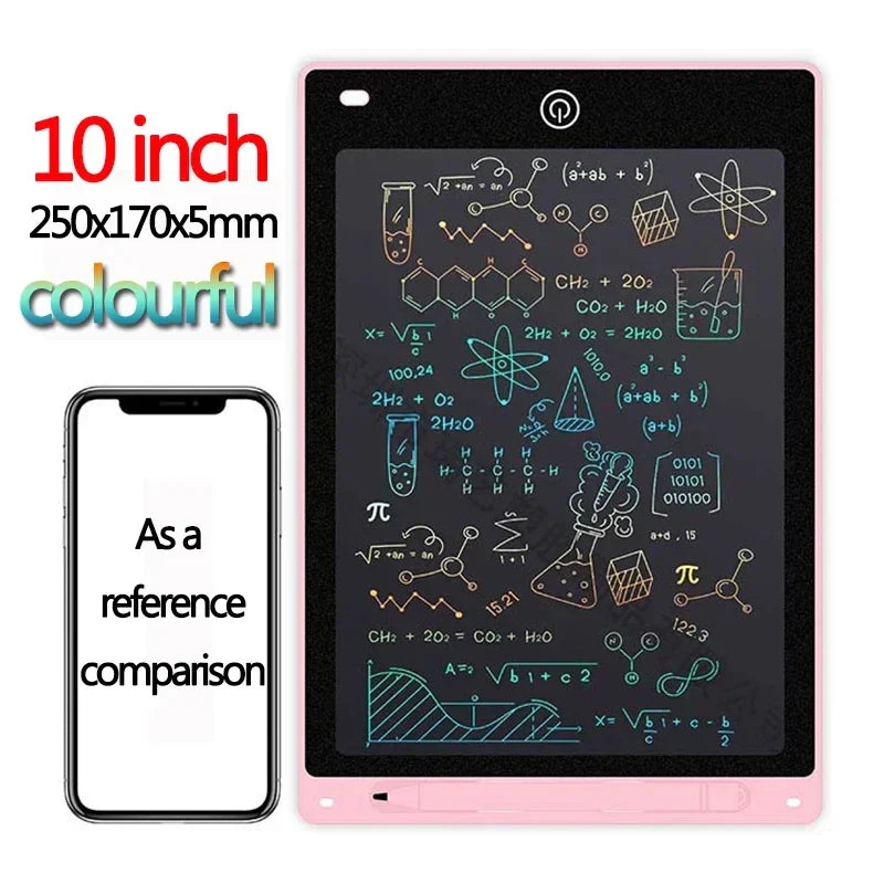 10/12 Inch LCD Writing Tablet - Drawing Board for Kids, Graffiti Sketchpad and Handwriting Blackboard, Magic Toy Gift