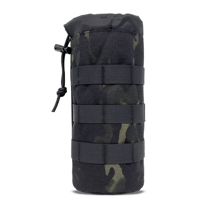 MOLLE Tactical Water Bottle Holder 600D Nylon Pouch for Hiking, Camping, Hunting & Outdoor Use