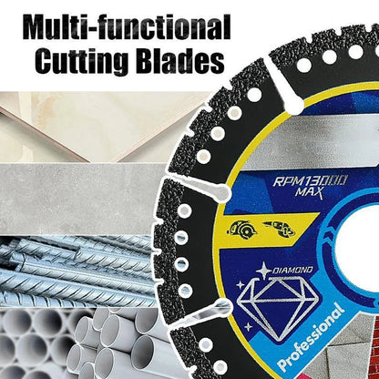 Multi-Material Cutting Blades - Angle Grinder Saw Blades for Metal, Tile, Stone, Plastic, Marble & Alloy Cutting