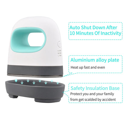 Mini Heat Press Machine – Portable T-Shirt & Vinyl Printing for DIY HTV Projects, Home & Small Business