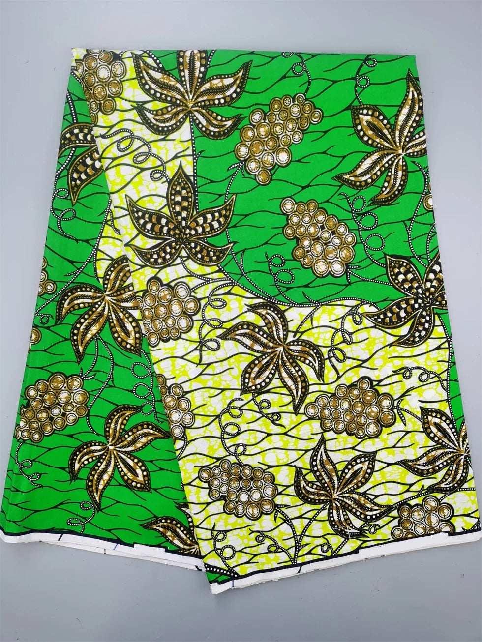 New Nigerian African Wax Fabric - 100% Cotton Real Wax Ankara Print High Quality Original Pagne Material