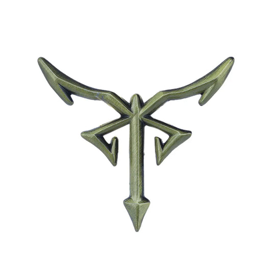 Resident Evil 4 Los Iluminados Logo Pin - Vintage Enamel Metal Brooch Badge Collectible Accessory