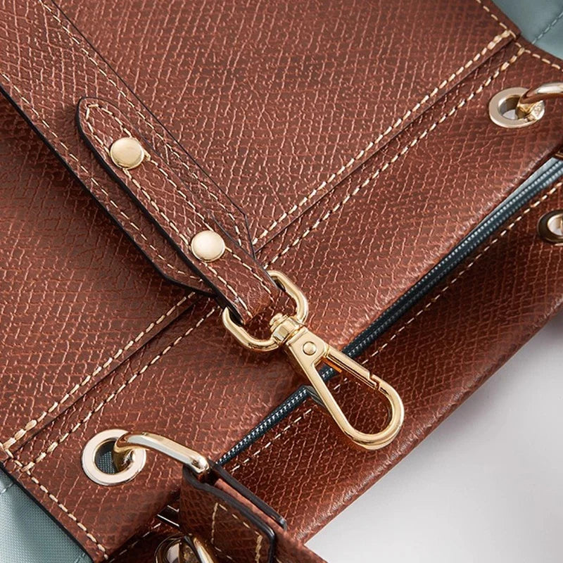 Leather Shoulder Strap for Longchamp Terra Bag - No-Punch Replacement Handle Strap Accessory