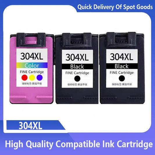 ShinColor Remanufactured HP 304 & 304XL Ink Cartridge for HP ENVY 5020, 5030, 5032 & DeskJet 2620, 2630, 3730, 3750, 3760 Printers