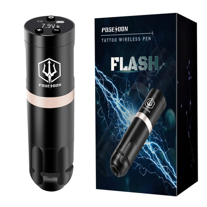 POSEIDON Wireless Rotary Tattoo Pen Set – High-Quality Coreless Motor Machine Kit for Professional Tattoo Artists