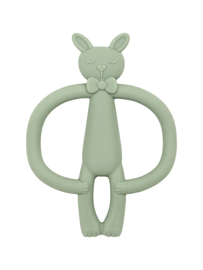 Silicone Baby Rabbit Teether Toy - Cartoon Nursing Chew Toy for Newborns Infants Teething Relief Gift