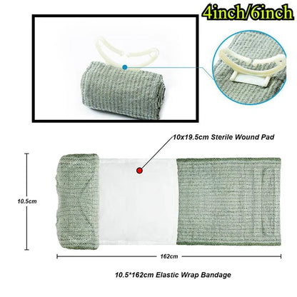 2026 Israeli Emergency Bandage - 4/6 Inch Tactical Trauma Compression Dressing for Outdoor IFAK First Aid Kit