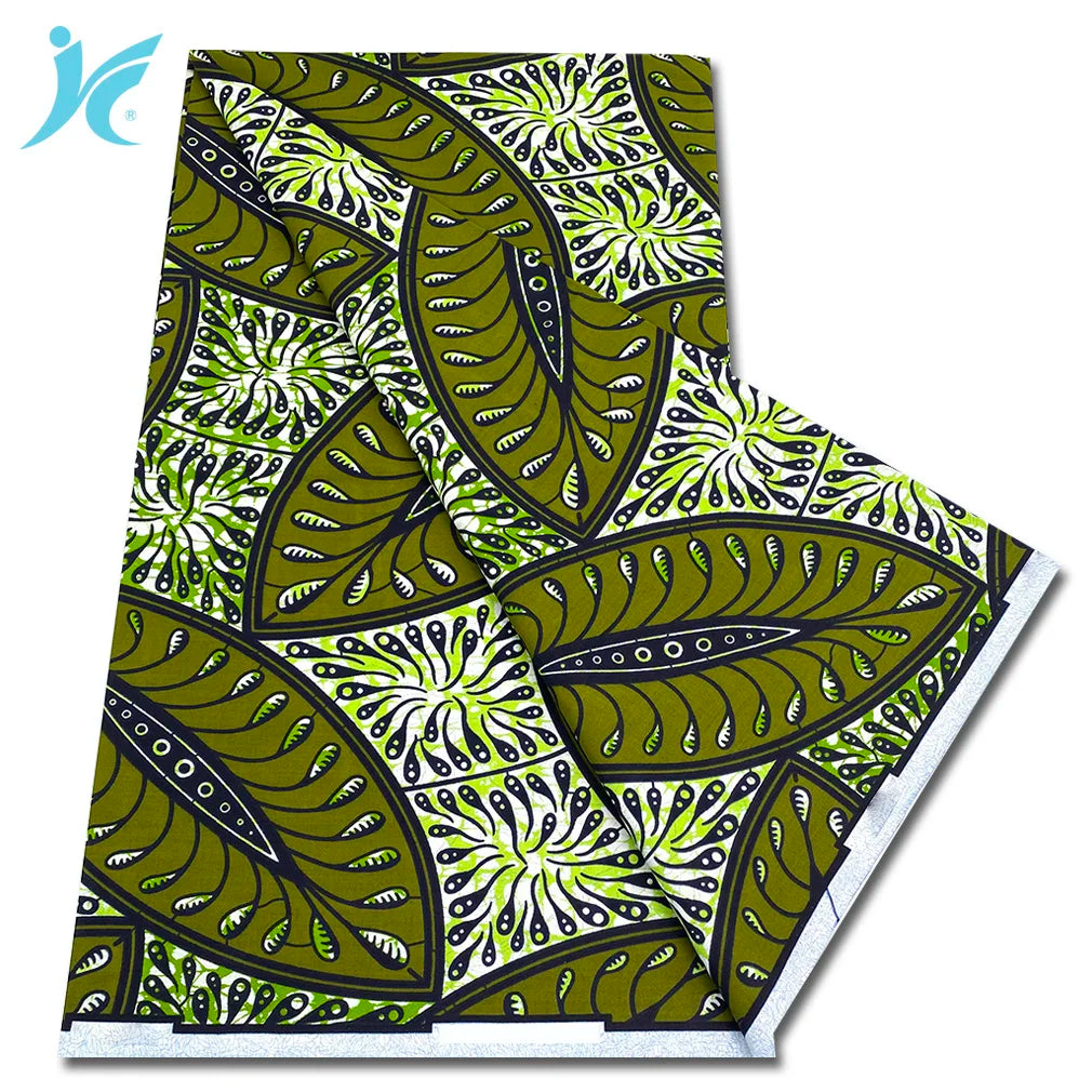 African Real Wax Print Fabric - 100% Cotton Ankara Sewing Material Wholesale Quality