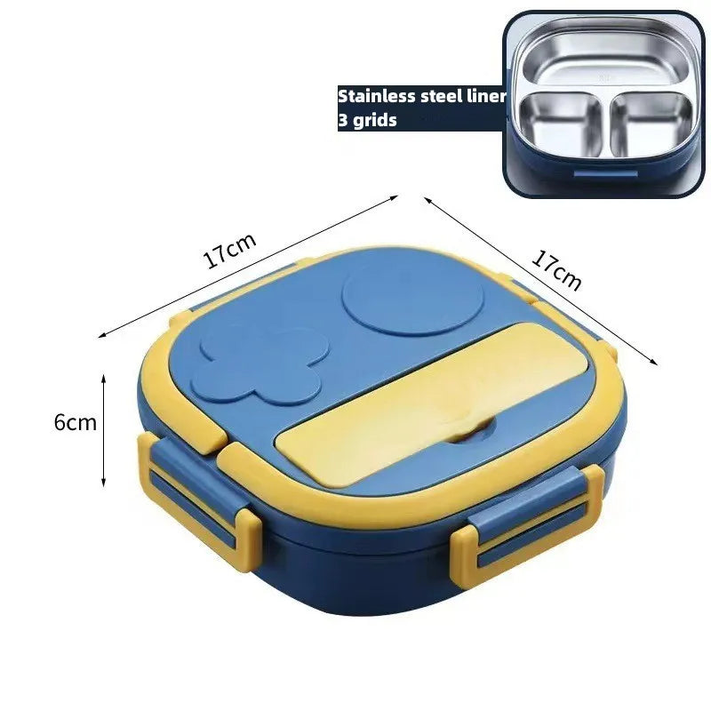 Outing Tableware - Portable 304 Stainless Steel Lunch Box for Baby, Child, Student - Outdoor Camping and Picnic Food Container Bento Box