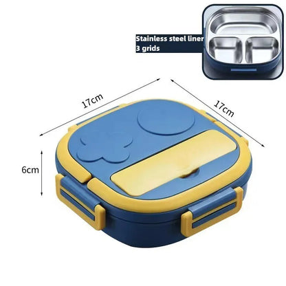 Outing Tableware - Portable 304 Stainless Steel Lunch Box for Baby, Child, Student - Outdoor Camping and Picnic Food Container Bento Box
