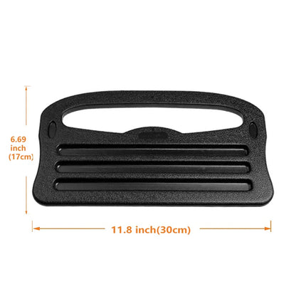 Portable Universal Folding Car Laptop Desk Mount — Steering Wheel Tray Table with Cup Holder for Work & Dining