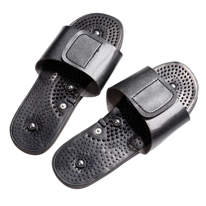 Foot Massage Slippers — Reflexology TENS & EMS Acupuncture Therapy for Feet Relaxation and Body Massage