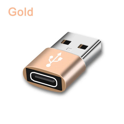 USB C 3.0 Adapter - Type C Male to USB 2.0 Female Converter for Mobile Phones, PC Laptops & Devices