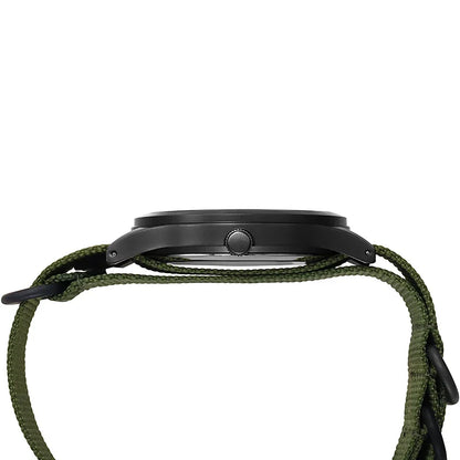 TPW Field Watch 2024 - Easy Read Quartz Wristwatch with Fabric Strap & 24-Hour Display