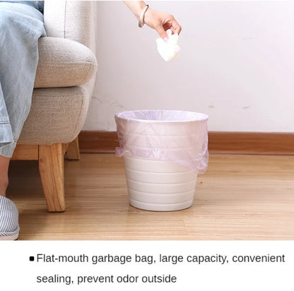 5 Rolls Household Disposable Trash Bags – Small Kitchen Garbage Pouch Bags for Cleaning, Storage & Waste Disposal
