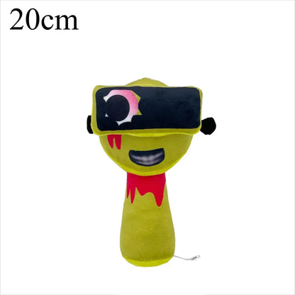 Sprunki Plush Toys – Cute Horror Game Cartoon Soft Stuffed Pillow for Kids, Birthday & Christmas Gift