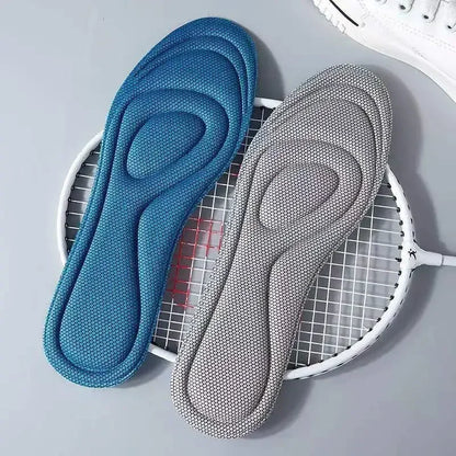 2 Pairs Memory Foam Orthopedic Insoles – Antibacterial, Sweat-Absorbing Shoe Inserts for Sports, Running, and Everyday Comfort