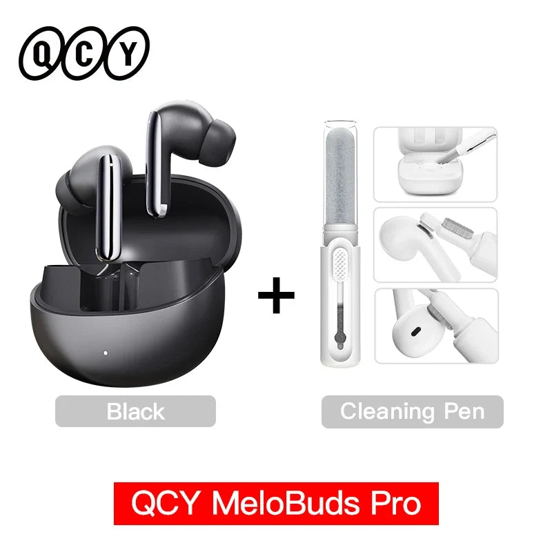QCY MeloBuds Pro ANC Earbuds - Bluetooth 5.3 Wireless Hi-Res LDAC Headphones with 46dB Noise Cancellation