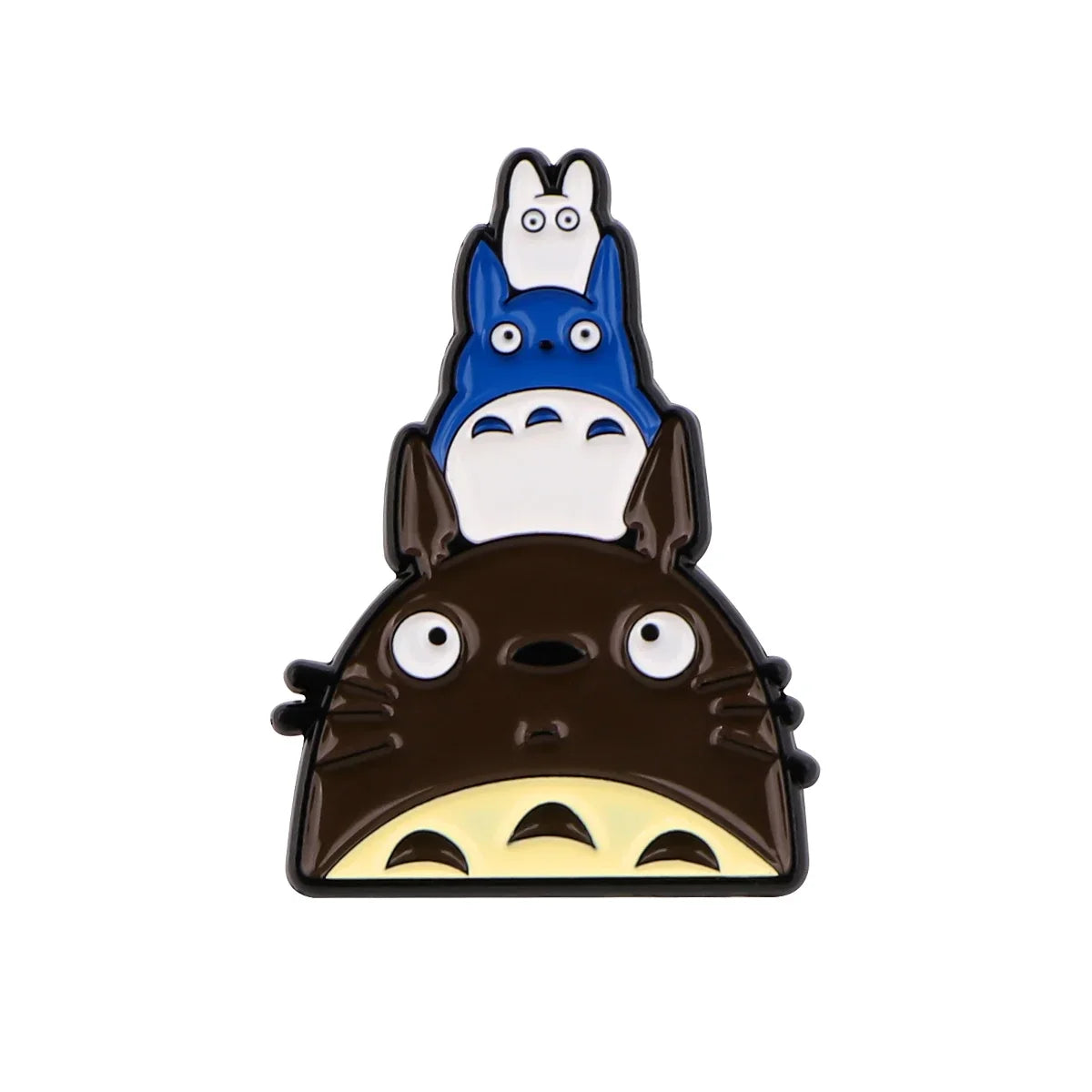 Grey Cat Enamel Pins 1-5PCS Set - Classic Anime Brooches for Backpacks, Bags & Fan Gifts