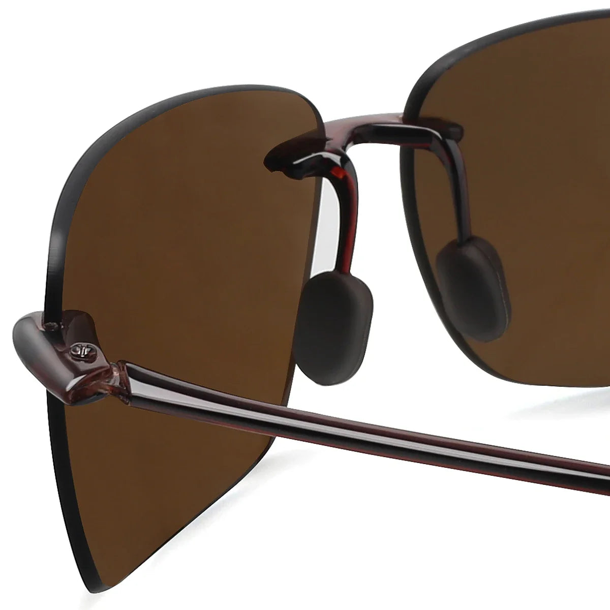 MAXJULI Polarized Sunglasses for Men & Women - Designer Fashion, Rimless Sports & Driving Eyewear (MJ8009)