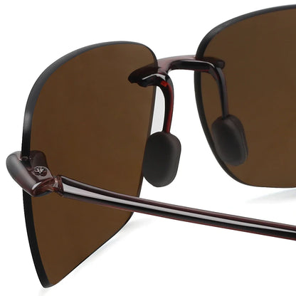 MAXJULI Polarized Sunglasses for Men & Women - Designer Fashion, Rimless Sports & Driving Eyewear (MJ8009)
