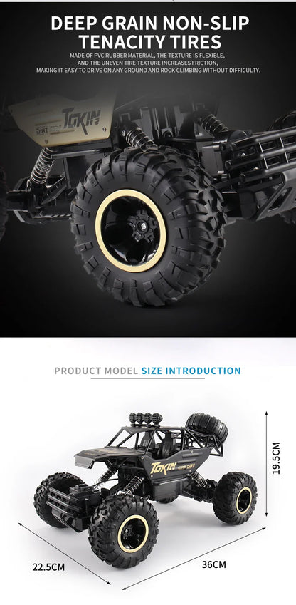 1:12 RC Off-Road 4WD Monster Truck – High-Speed 20Km/h All-Terrain Remote Control Car for Adults & Beginners