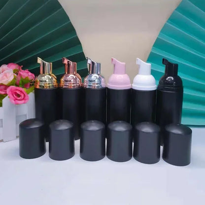 Foam Pump Bottle Set - 10Pcs Refillable Plastic Foaming Soap Dispenser for Shampoo, Travel & Toiletries