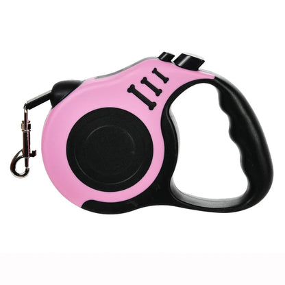 Retractable Dog Leash - 3M/5M Adjustable Walking & Hiking Traction Rope for Small and Large Dogs