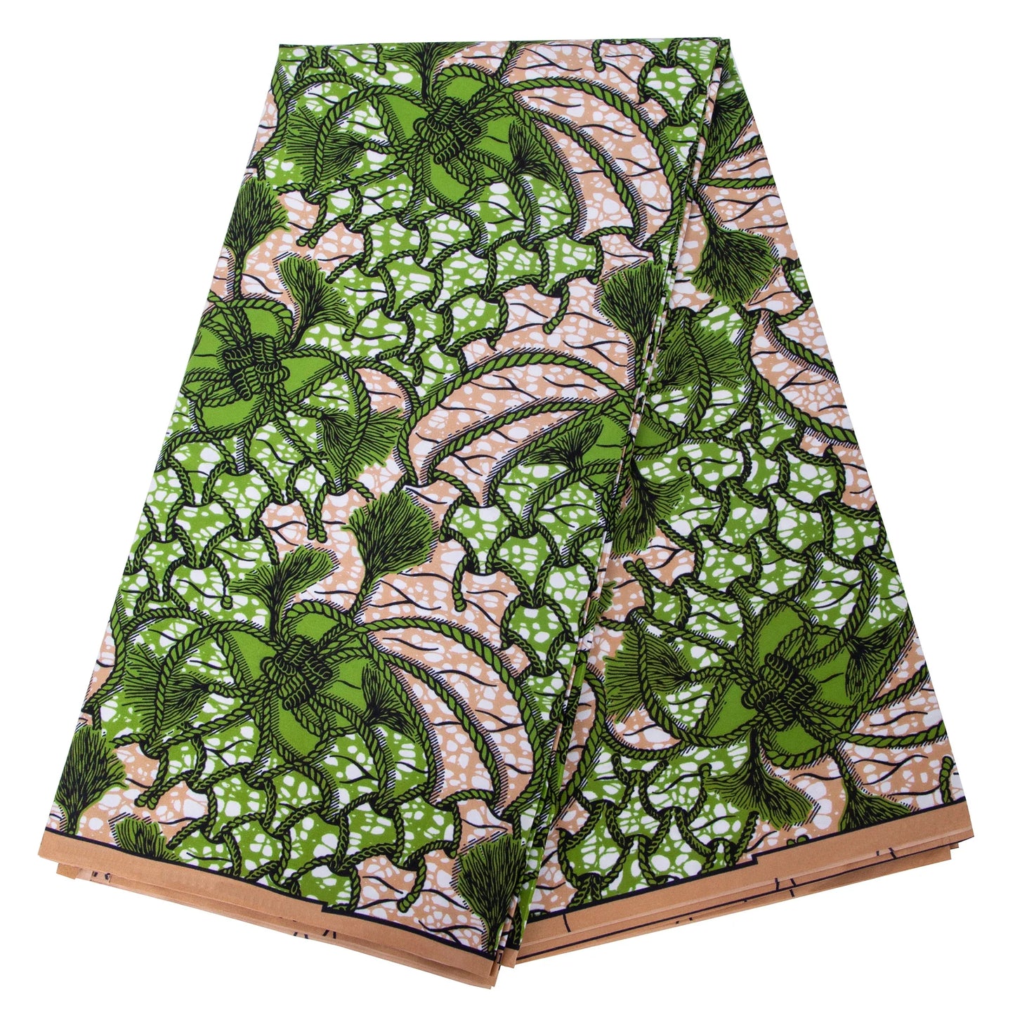 African Real Wax Ankara Fabric - Nigerian Print 100% Polyester Fabric for Women
