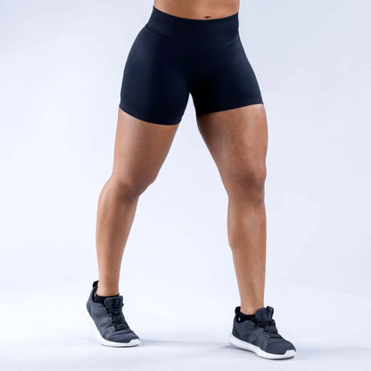 Women’s Impact Seamless Yoga Shorts — Scrunch Bum Low Waist Butt-Lifting Gym & Running Workout Leggings