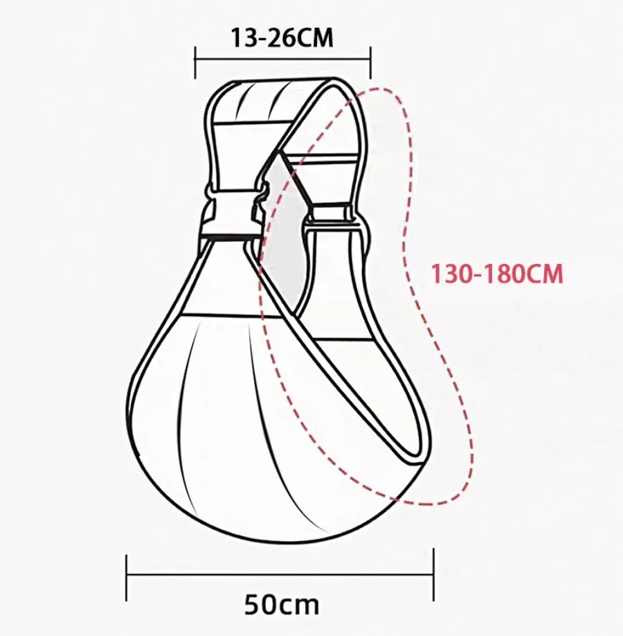 Ergonomic Baby Carrier Wrap - Multifunctional Ring Sling for Newborns & Toddlers