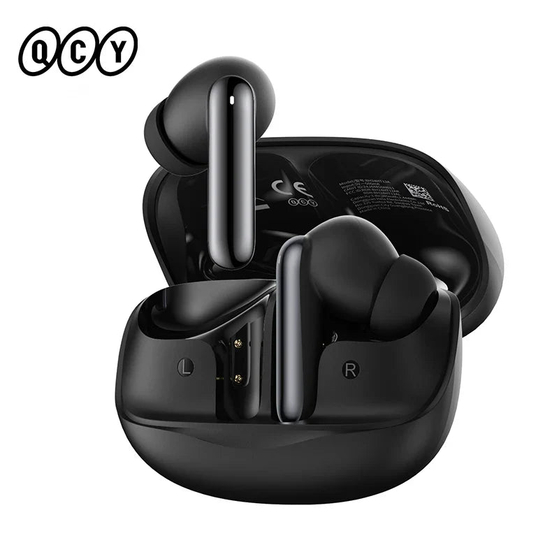 QCY Melobuds N50 ANC Wireless Earbuds - Bluetooth 5.4 Noise Cancelling Earphones with 6-Mic Clear Calls & Multipoint Connection