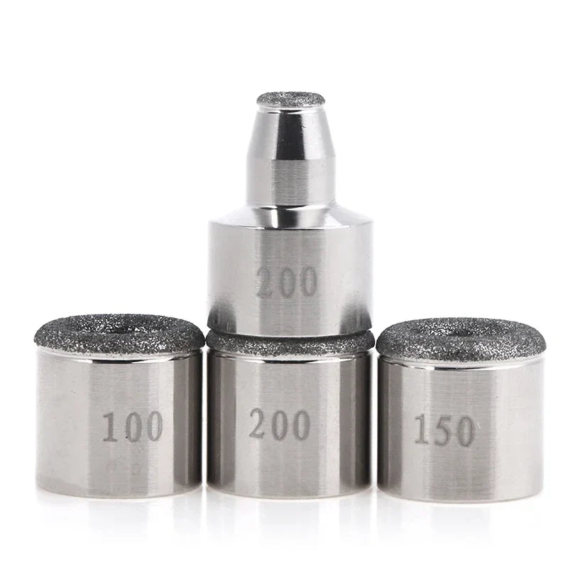 100/150/200 Grit Diamond Microdermabrasion Replacement Tips - Dermabrasion Heads for Beauty & Skincare Machines