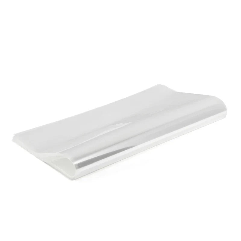 50PCS OPP Gel Vinyl Record Protective Sleeves – Self-Adhesive LP Storage Bags for Turntable, 32.3cm x 32cm
