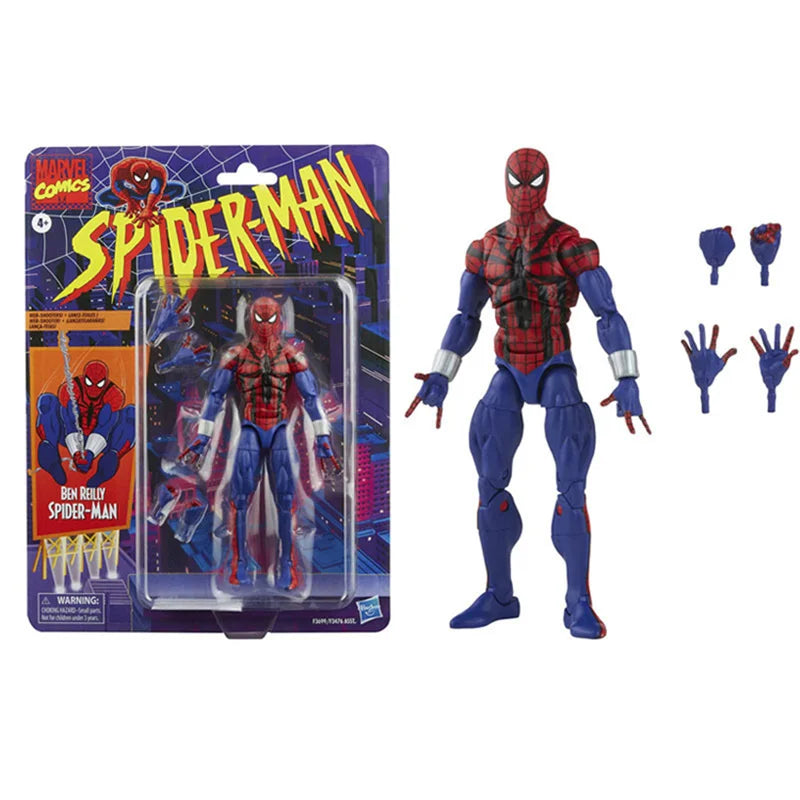 2099 1/12 Scale Spider-Man Action Figure — ML Marvel Legends-Style Deadpool & Venom Avengers Collectible Toy Gift