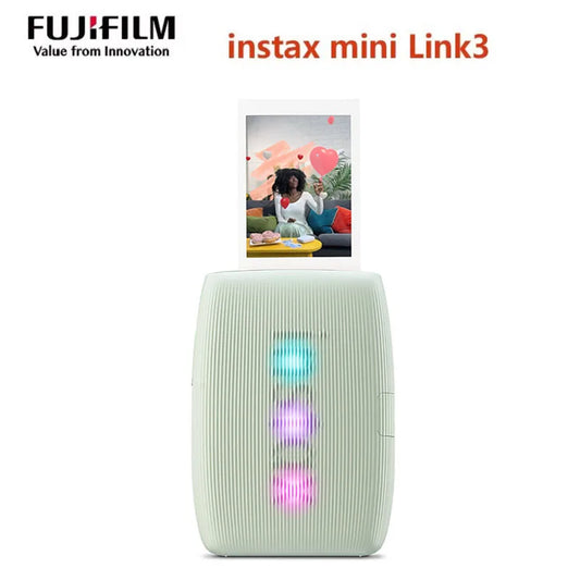 Fujifilm Instax Mini Link 3 Photo Printer - Smartphone Instant Film Printer for Creative Camera Photos