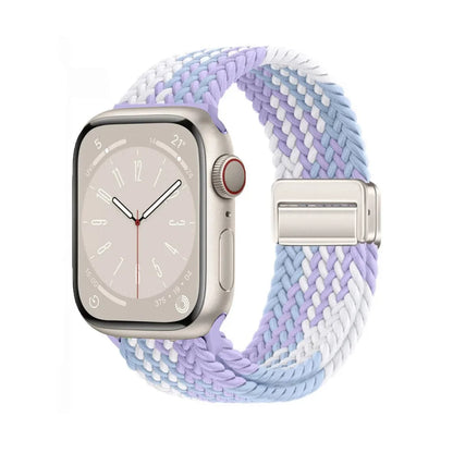 Nylon Braided Apple Watch Band - Durable Replacement Strap for Series 10/9/8/7/6/5/3 SE Ultra 49mm to 38mm