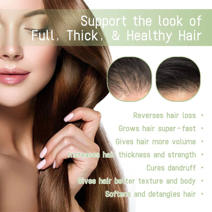 Herbal Hair Growth Oil 100ml - Rosemary Scalp Care Oil for Hydration & Hair Repair