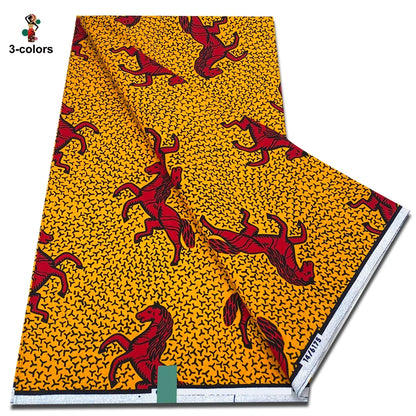 2026 African Ankara Wax Print Fabric - 100% Cotton Soft Dutch Hollandais Pagne for Dresses