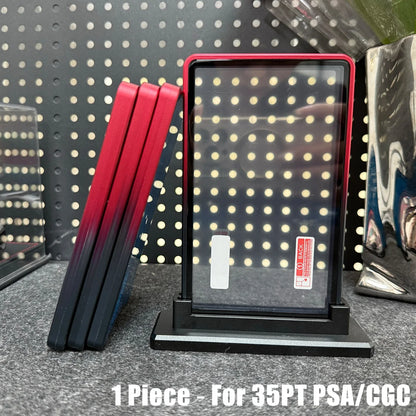 Aluminum Alloy Trading Card Holder - Gradient Metal Case for 35PT PSA & CGC Graded Card Protection